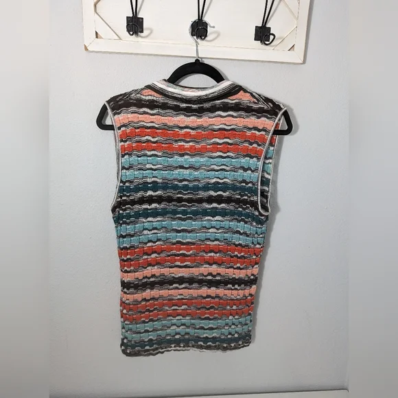 Vintage M. Missoni zigzag stripe corset sleeveless sweater - Picture 6 of 9